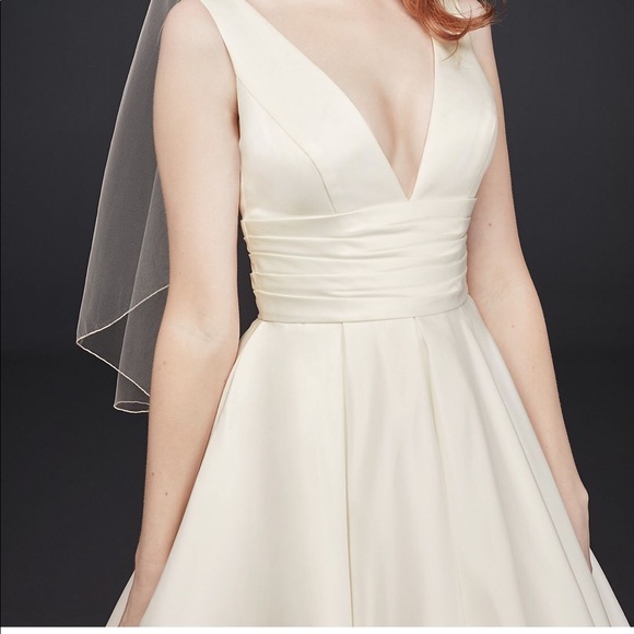 David's Bridal Dresses & Skirts - SOLD David’s bridal ivory  wedding dress